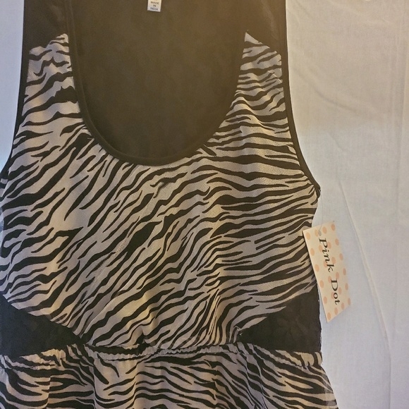 Zebra print High-low maxi - Picture 2 of 4